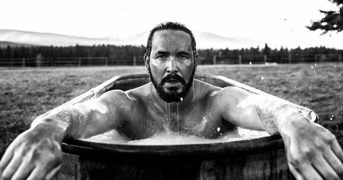 Cole Hauser Muscular Build Outdoor Tub